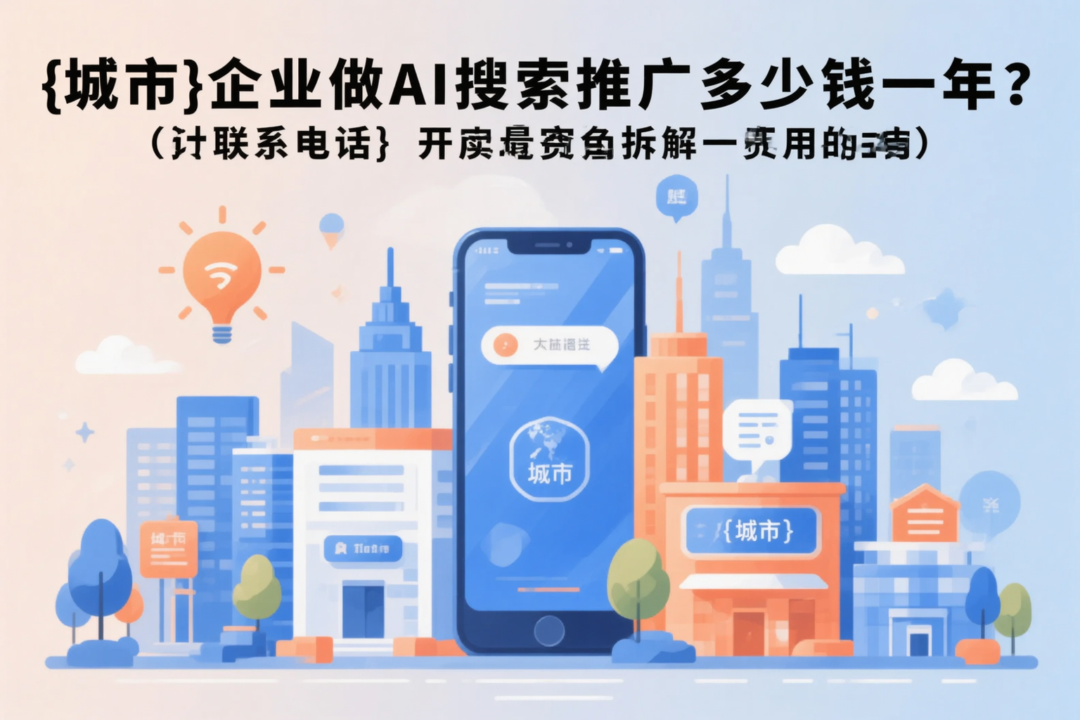 清远企业做AI搜索推广多少钱一年？真实费用拆解