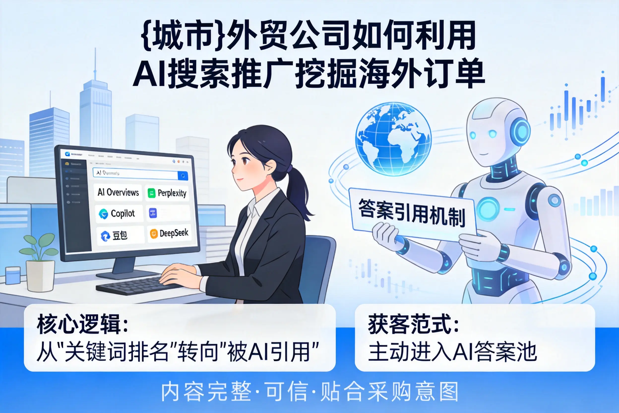 清远外贸公司如何利用AI搜索推广挖掘海外订单