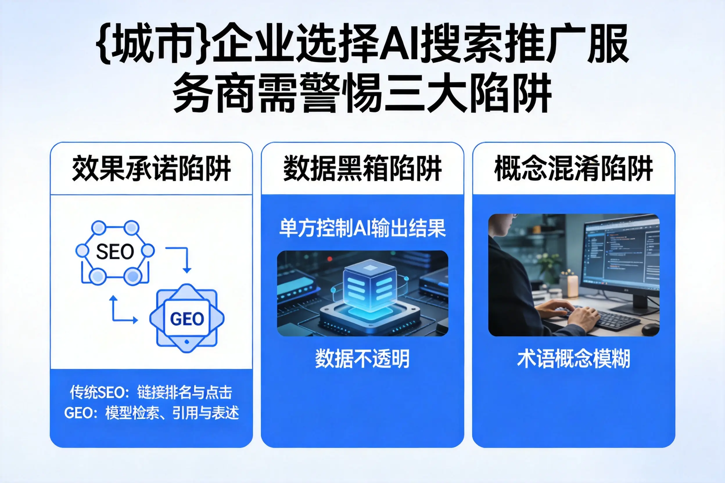 清远企业选择AI搜索推广服务商需警惕三大陷阱