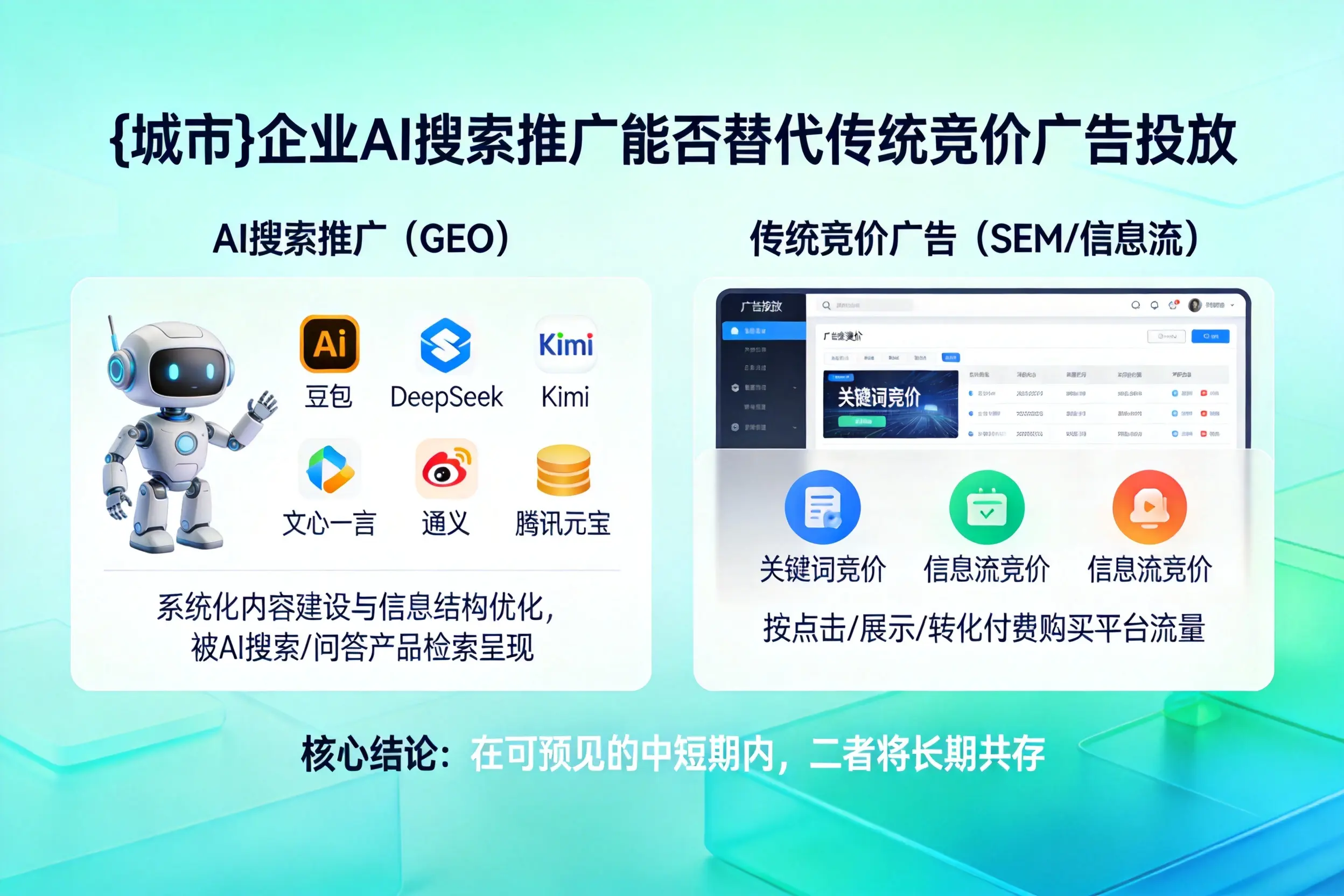 清远企业AI搜索推广能否替代传统竞价广告投放