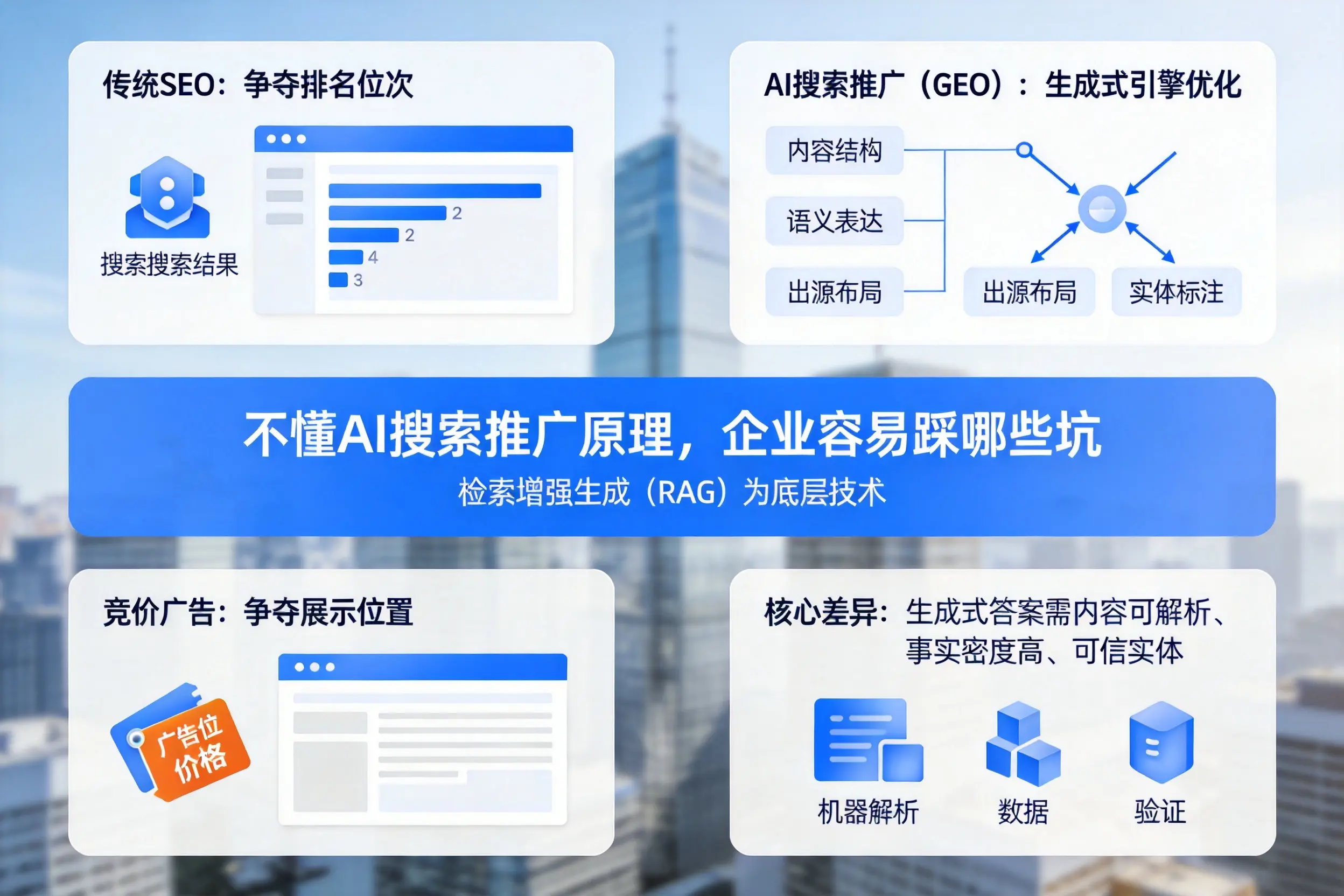 不懂AI搜索推广原理，清远企业容易踩哪些坑