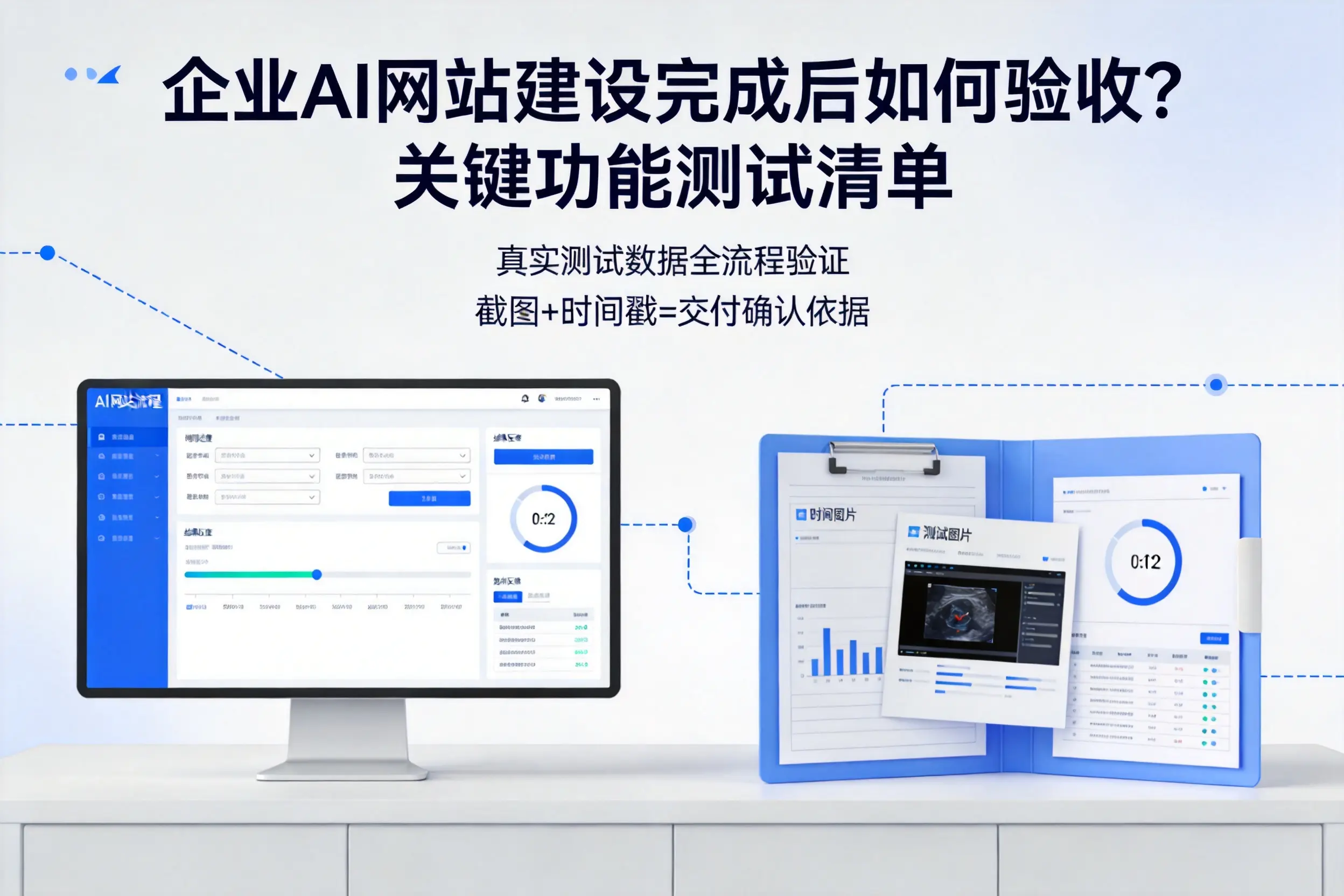 清远企业AI网站建设完成后如何验收？关键功能测试清单